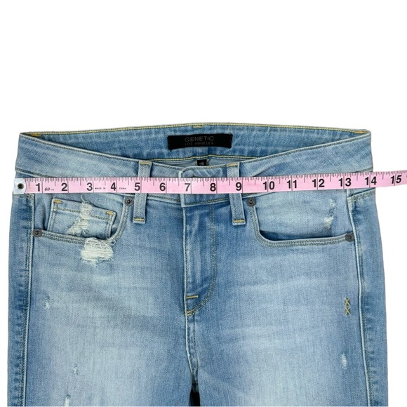 Genetic Denim‎ Daphne Midrise Winter Preppy Casual Chic Raw Hem Ankle Jeans - Picture 13 of 15